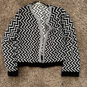 Maje Monochrome Chevron Knit